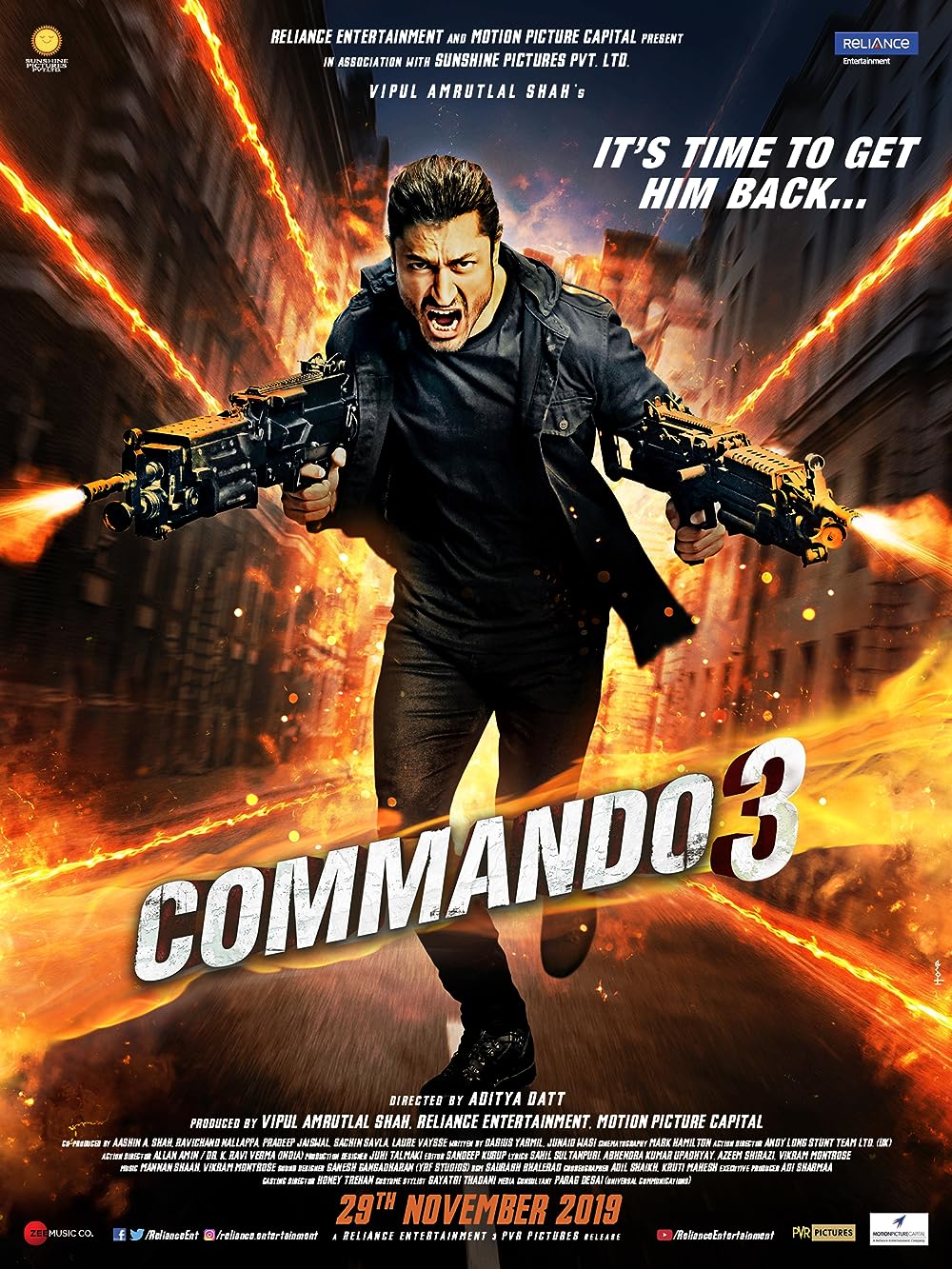 Commando 3 2019 Hindi 1080p-720p-480p HDRip ESub Download