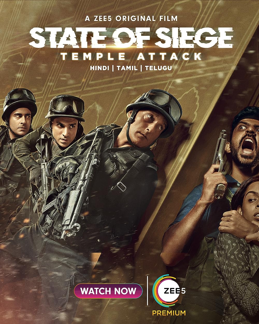State of Siege Temple Attack 2021 Hindi 1080p-720p-480p ZEE5 HDRip Download