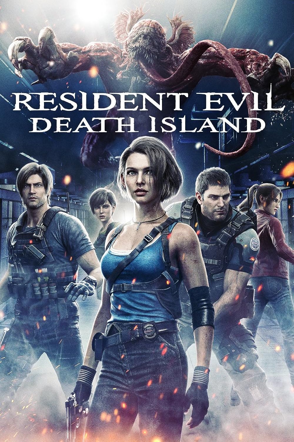 Resident Evil Death Island 2023 Hindi ORG Dual Audio 1080p-720p-480p BluRay ESub Download