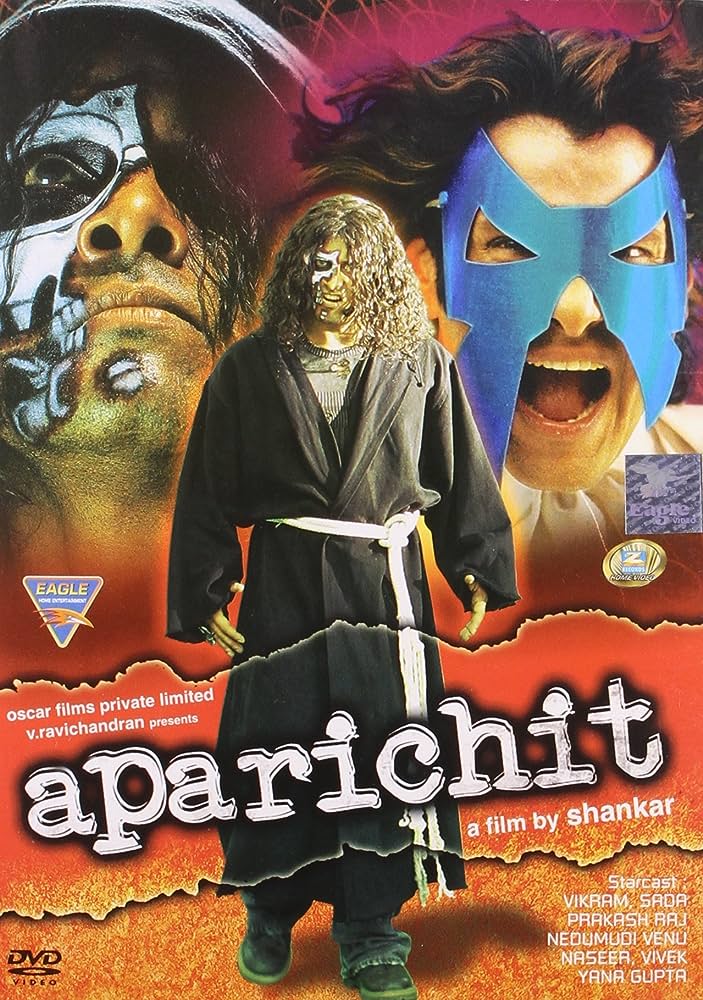 Aparichit (Anniyan) (2005) 1080p-480p HDRip South Movie [Dual Audio] [Hindi or Tamil] x264 ESubs