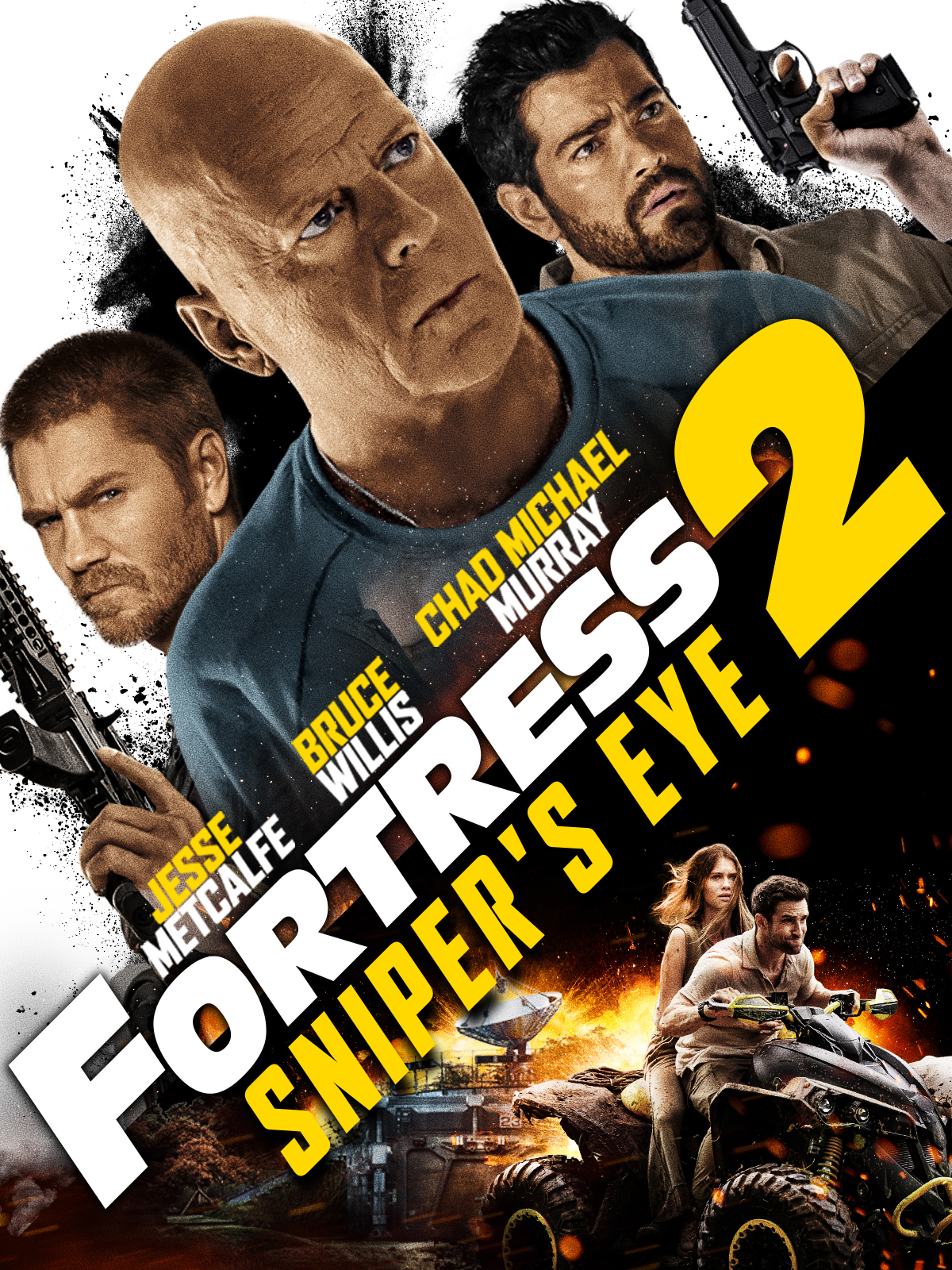 Fortress: Snipers Eye (2022) 1080p-720p HDRip Hollywood Movie ORG. [Dual Audio] [Hindi or English] x264 ESubs