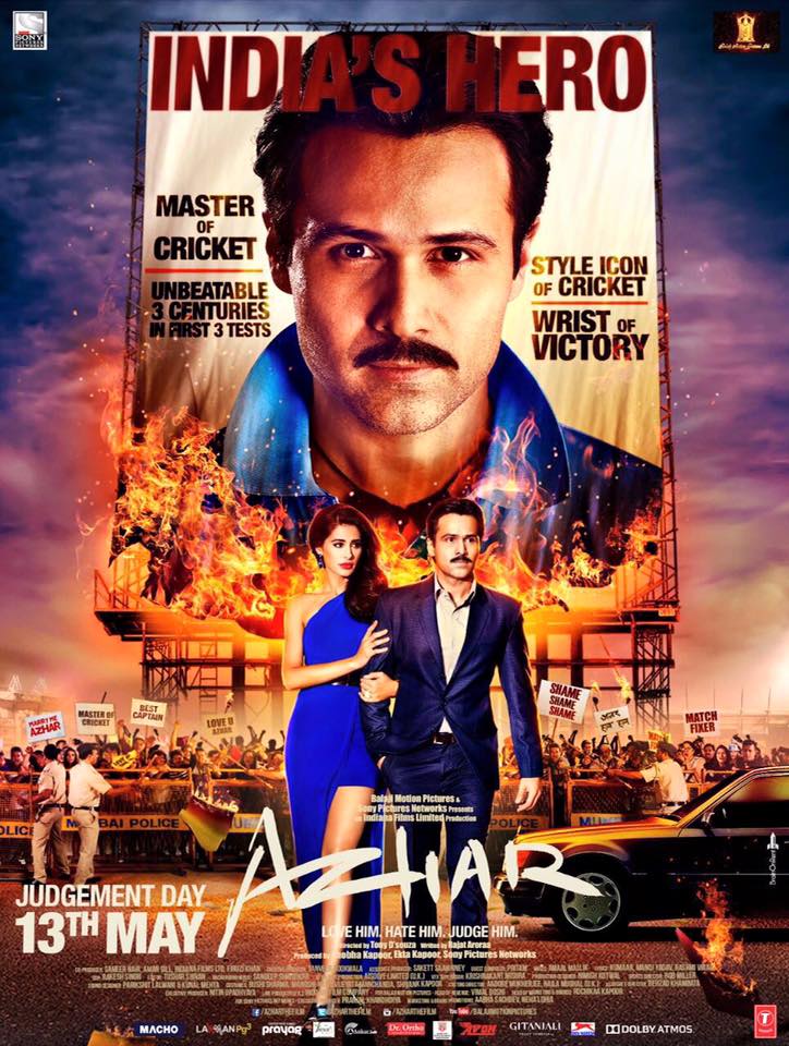 Azhar 2016 Hindi Movie 1080p-720p-480p BluRay ESub Download