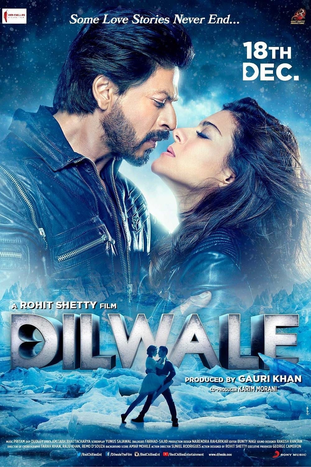 Dilwale (2015) Hindi 1080p-720p-480p BluRay x264 AAC 5.1 ESubs Full Bollywood Movie