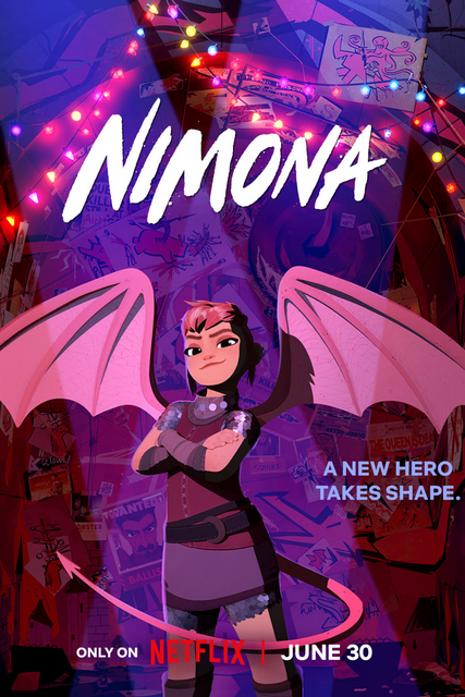 Nimona (2023) 1080p-720p-480p NF HDRip Hollywood Movie ORG. [Dual Audio] [Hindi or English] x264 MSubs