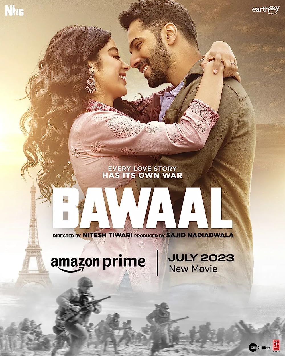 Bawaal 2023 Hindi Movie 1080p-720p AMZN HDRip ESub Download