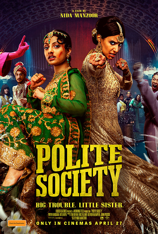 Polite Society (2023) 1080p-720p-480p HDRip Hollywood Movie ORG. [Dual Audio] [Hindi or English] x264 ESubs