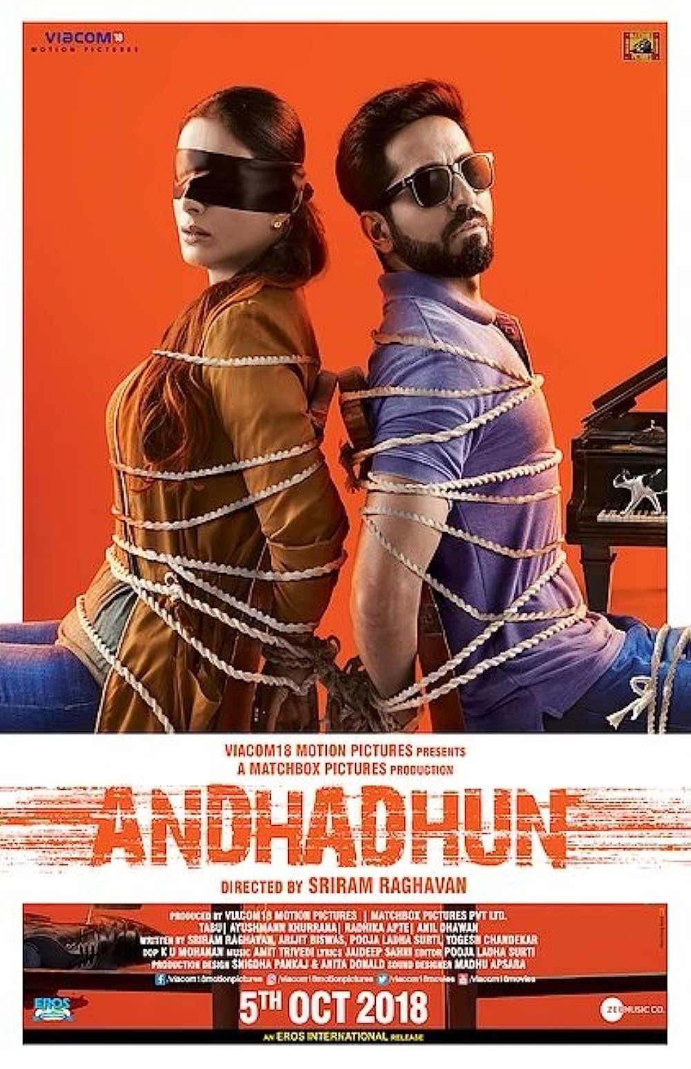 Andhadhun 2018 Hindi Movie 1080p-720p-480p BluRay Download
